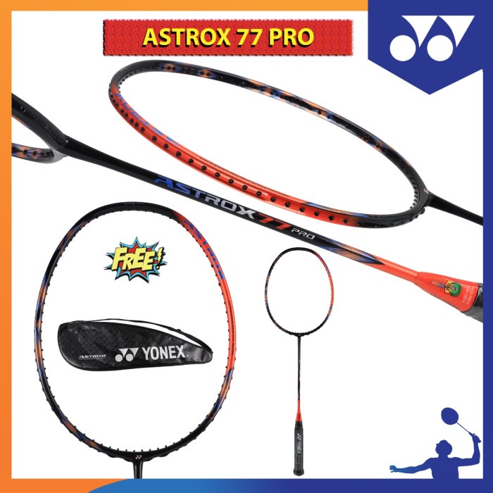 Yonex Raket Badminton Astrox 77 Pro  New - Raket Only, 4U