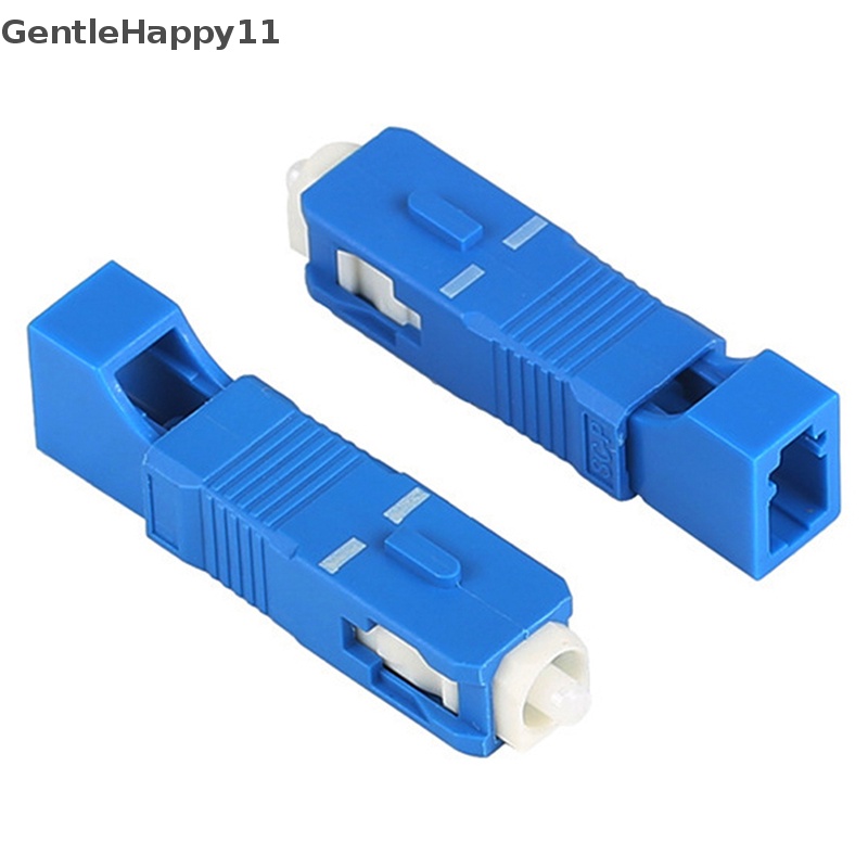 Gentlehappy SC Male to LC Female Single Mode Konverter Adapter Fiber Optik Hybrid id