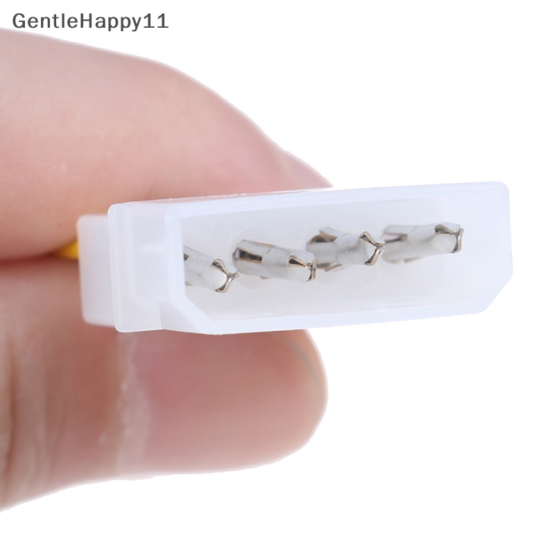 Gentlehappy PC 4-Pin Molex/IDE Ke 3-Pin CPU/Chasis/Case Kipas Kabel Listrik Adapter Konektor id