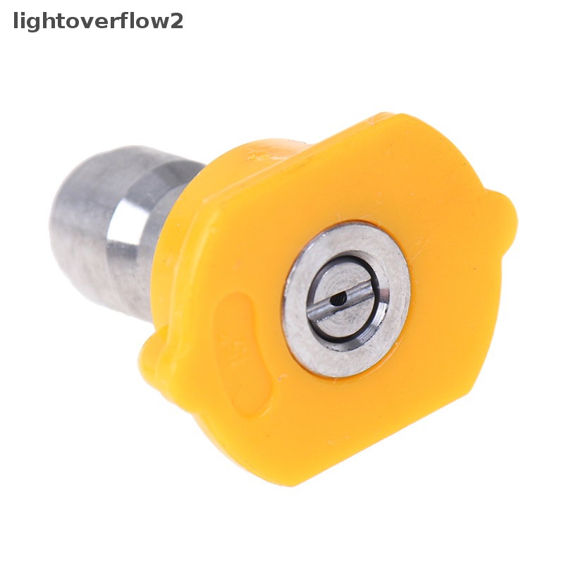 [lightoverflow2] 5pcs Nozzle Mesin Cuci Tekanan Tinggi Quick Nozzle Tips1Per4Alatan Sambung Cepat [ID]