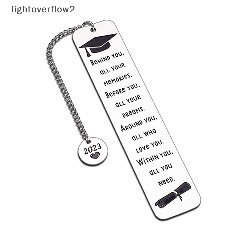 [lightoverflow2] 2023bookmark Inspiratif Bahan Stainless Steel Untuk Guru Siswa Liontin Rumbai Panjang Penanda Buku Hadiah Perhiasan Wisuda [ID]