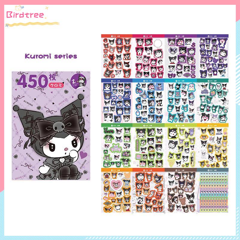 

[Readystock❤️COD]450pcs Stiker Kuromi Waterproof Kartun ekorasi DIY Sanrio MELODY CINNAMOROLL Purin- BS