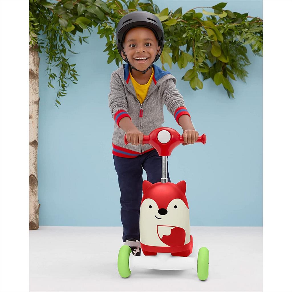 Skip Hop Zoo Ride On 3in1 184350 Fox Scooter Anak