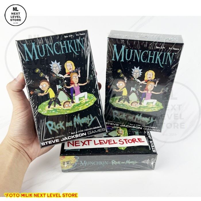 (PROMO) Munchkin Rick and Morty Board Games Card Game - Minor Defect