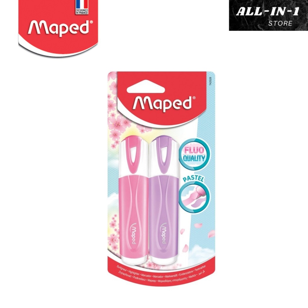 

Maped FluoPeps Classic Pastel AssCol x2 (blister)