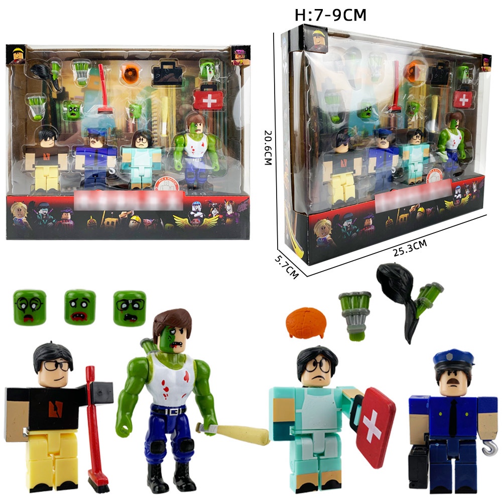 Terbaru Roblox Virtual World Game Wayang Building Block Boneka Figure Mainan Model Ornamen Set Mainan