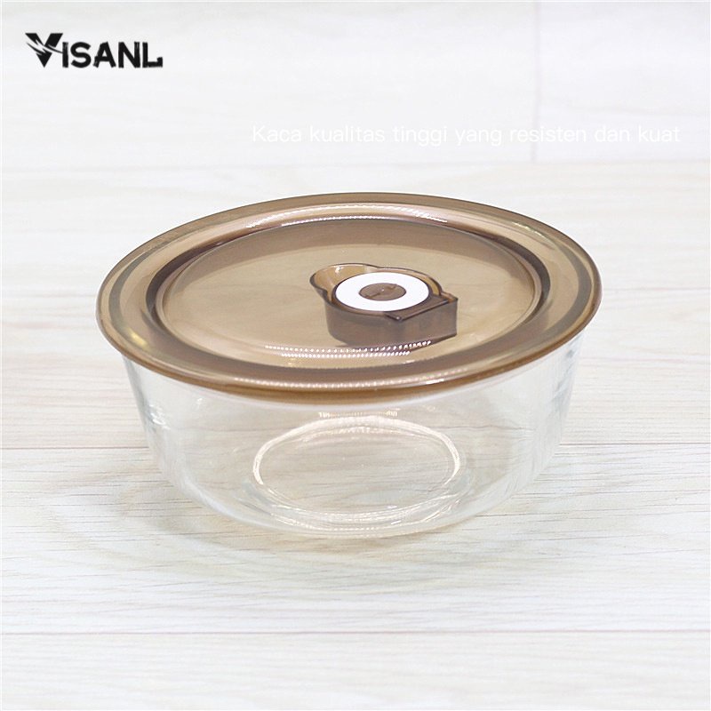 Mangkok Kaca Susun Beranak Bahan Tebal / Glass Bowl Set Isi 1/2/3 Pcs