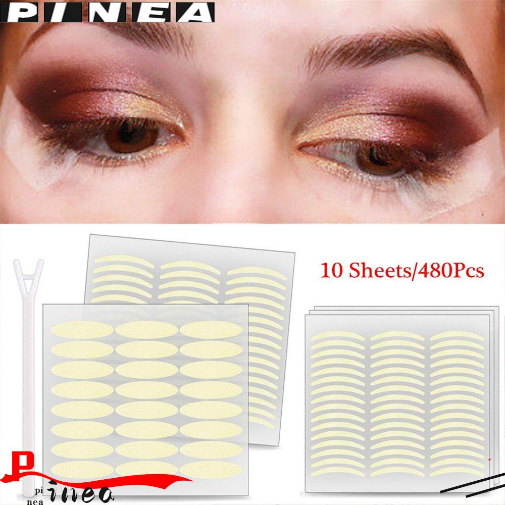 480pcs / Set Stiker Kelopak Mata Transparan Breathable Untuk Makeup / Kosmetik Wanita