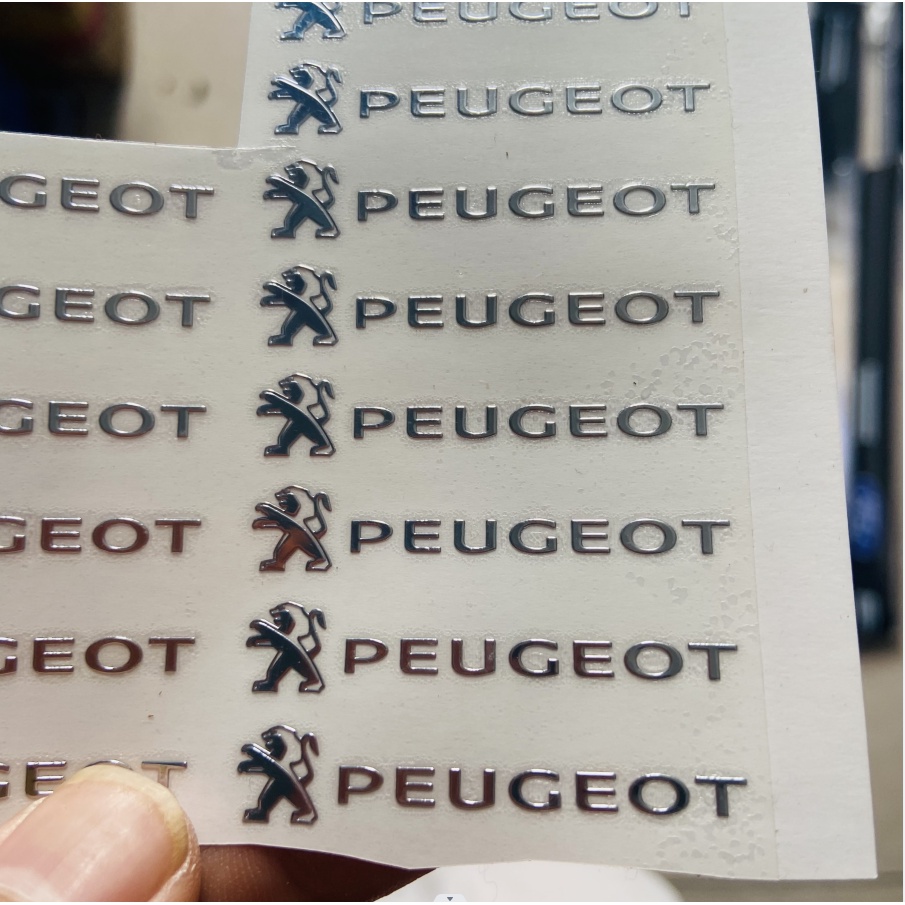 Peugeot Logo Mobil 3D Exterior Metal Sticker Interior Mobil Stiker Hias Jendela Stiker Kreatif Untuk Peugeot 206 208 3008 508 408 207 406 405 407 2008 5008 306 307 Aksesoris