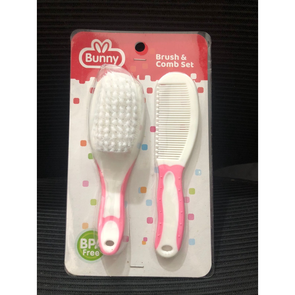 Lusty Bunny Sisir &amp; Sikat Bayi Brush &amp;comb set isi 2