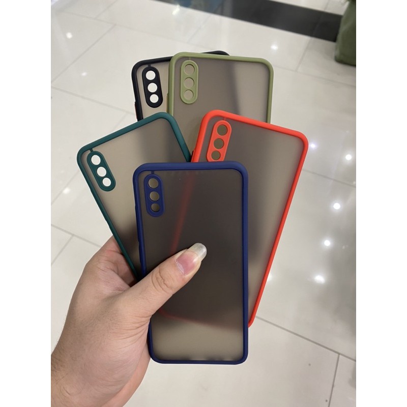 VIVO Y91C/Y1S/V11/V11 Pro/Z1 Pro CASE DOVE HYBRID BUMPER CASE 3 IN 1 ACRYLIC DOVE CASE