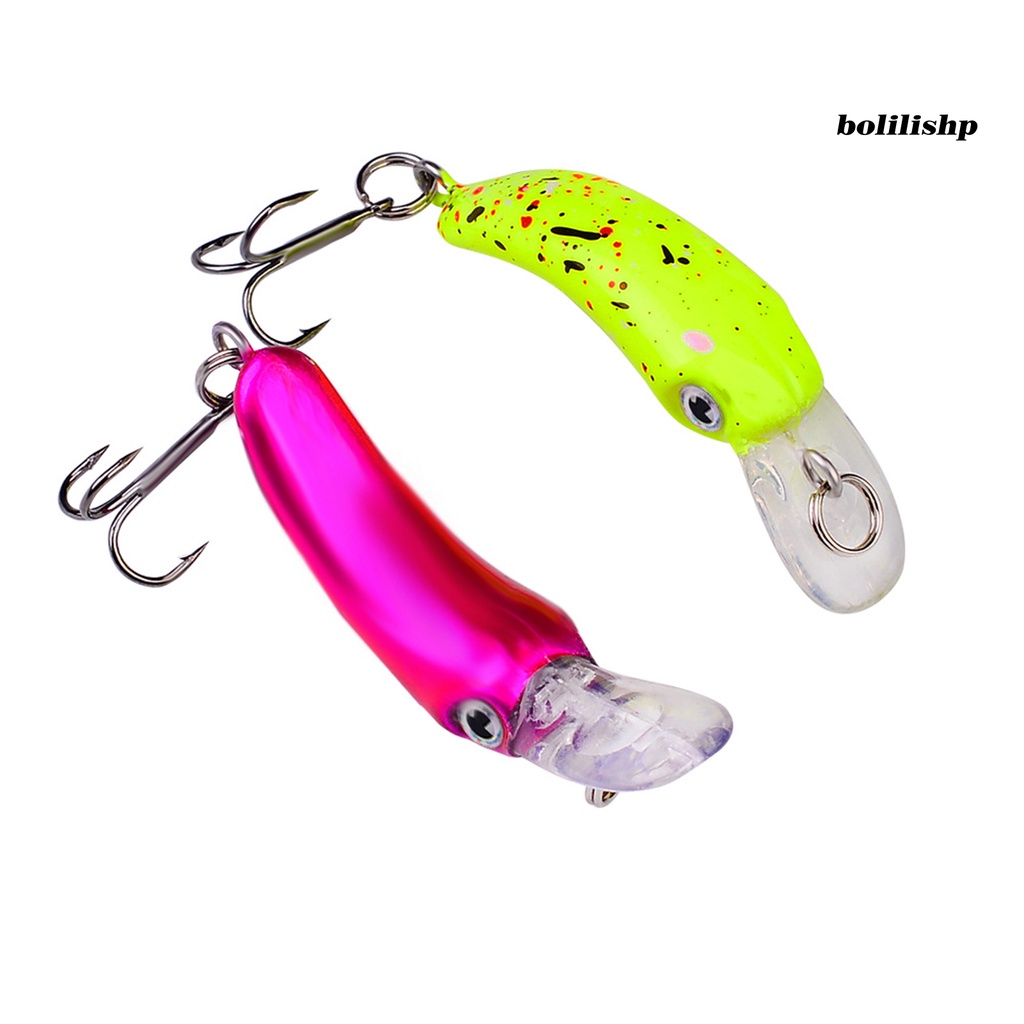 Bo-1.5g/4.1cm Tenggelam Mino Umpan 3D Mata Tajam Treble Hook Buatan Bertengger Memancing Umpan Umpan Untuk Pecinta Memancing