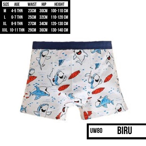 Celana Dalam Boxer Anak Laki Laki Pakaian Dalam Anak Cowok Bahan Katun