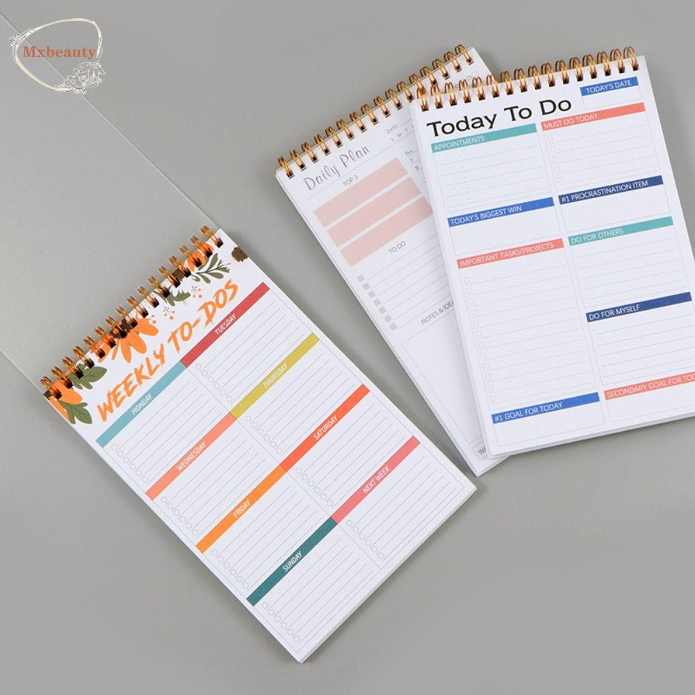 Mxbeauty A5 To Do List Notepad Kantor Kreatif Disiplin Diri Perencana Harian Mingguan Check It Perencana Jadwal Siswa