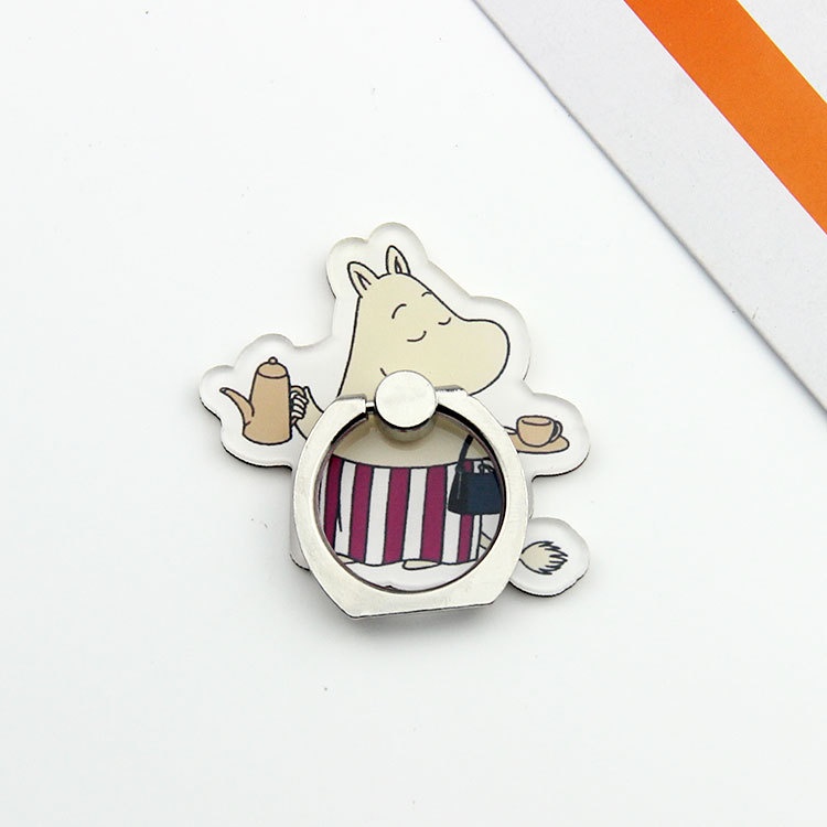 1pc Gesper Cincin Jari Ponsel Anjing Dan Kucing Kreatif Yang Dipersonalisasi 360derajat Dapat Diputar Universal Holder