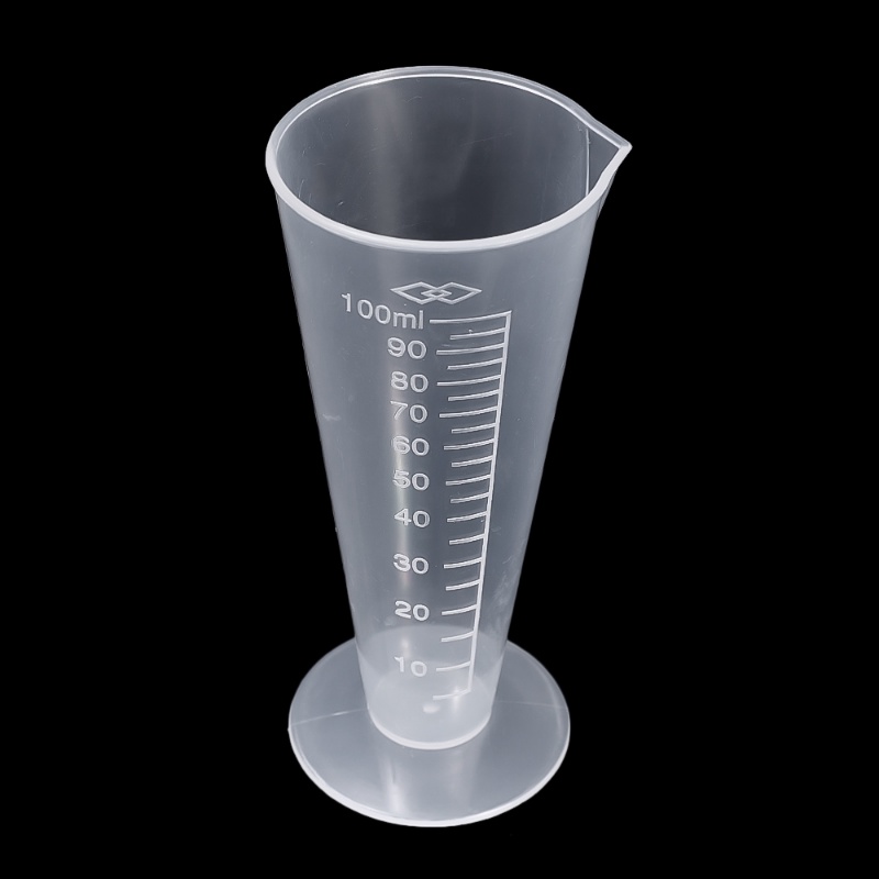 Reusable Alat Ukur Dapur Transparan Mixing Cup Hotel Bar Jug Pour Spout Cylinder 50/100ml High Quality Measuring Cup Gelas Ukur Plastik Transparan