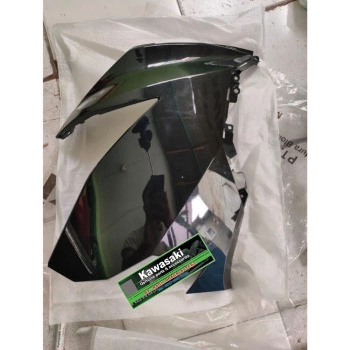 sayap fairing samping hitam glosy kanan ninja 250fi 250 fi 2018 ori Kawasaki