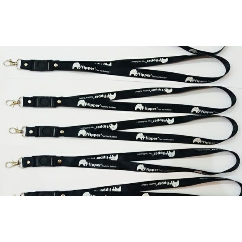 

custome po tali id card lanyard 1.5 sablon minim 30 pcs