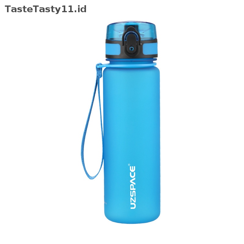 Tastetasty Sports Water bottle New 1000ml BPA Free Portable Botol Pengocok Anti Bocor Tempat Minum Plastik Pengocok Protein.