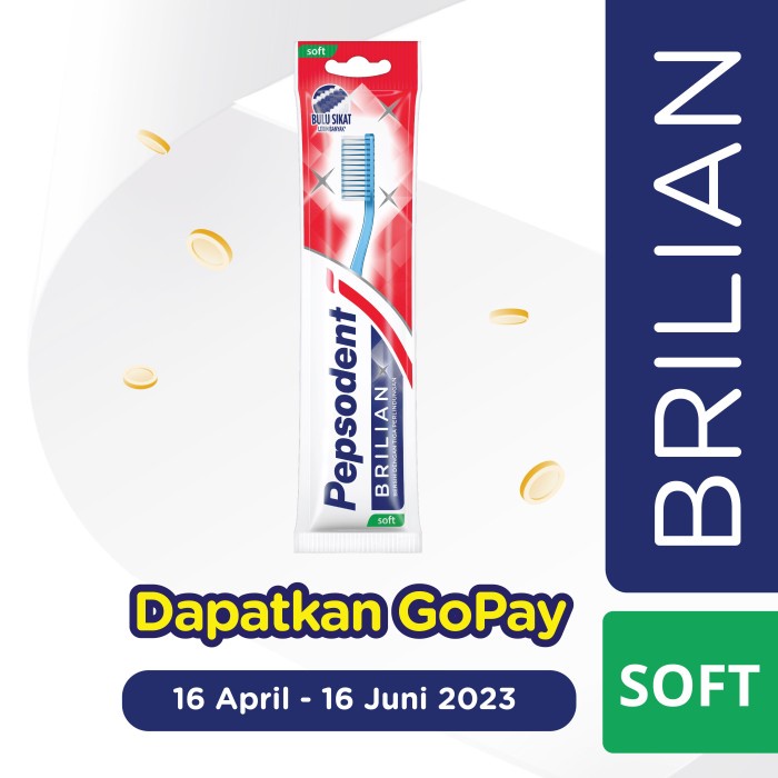 PEPSODENT SIKAT GIGI BRILIAN SIKAT GIGI LEMBUT