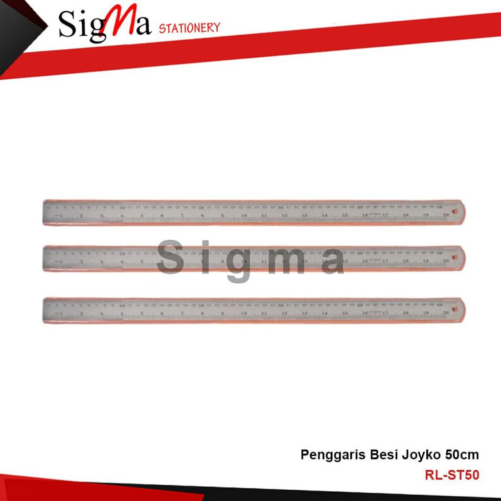 

Penggaris Besi 50cm / Stainless Steel Ruler JOYKO RL-ST50 (Pcs)