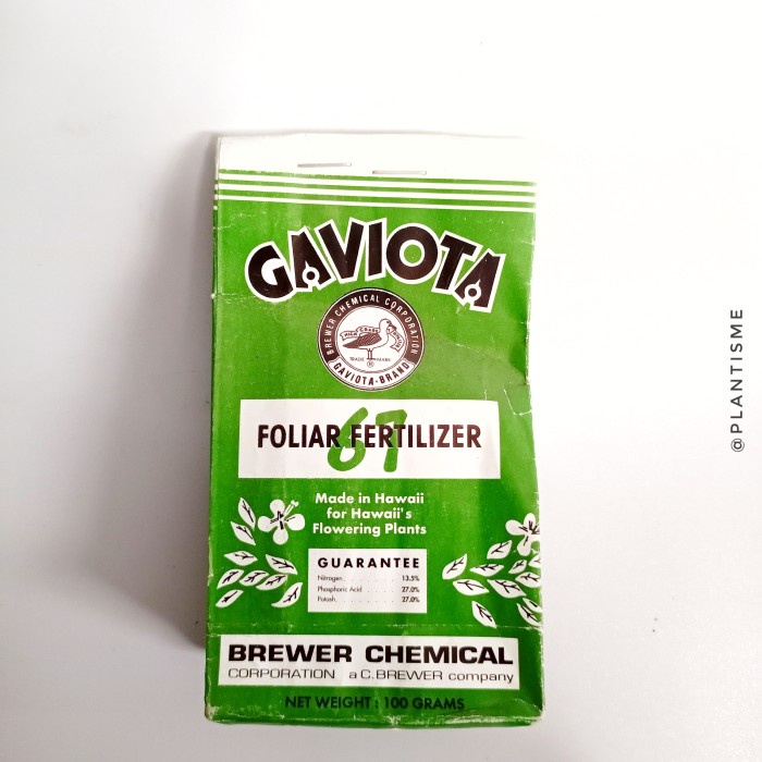 Pupuk Gaviota 67 Foliar Fertilizer untuk Semua Bunga & Anggrek 100ml