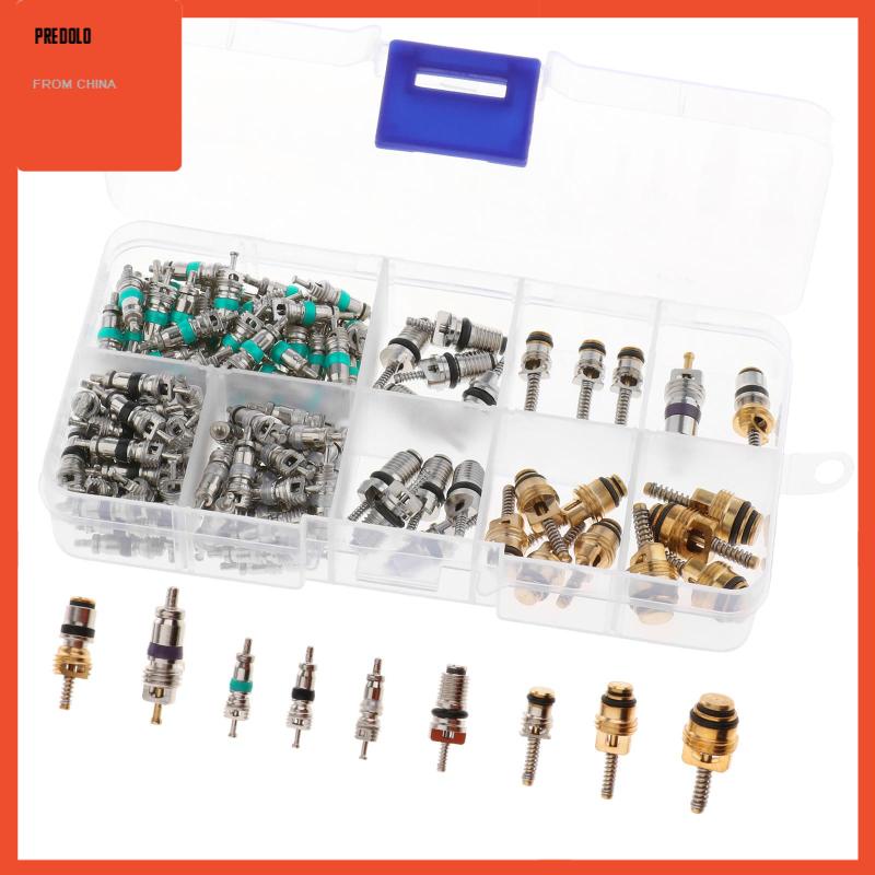 [Predolo] 134pcs A/C Mobil Auto Ac Core Assortment R134A Kotak