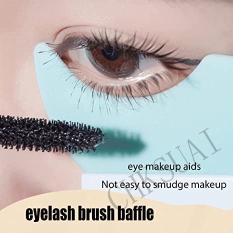 3in1 Eyelash, Eyeshadow, Eyeliner Aid Guard Tool Pads/Alat Bantu Makeup Mata Silikon Reusable/Aplikator Pelindung Bulu Mata Maskara