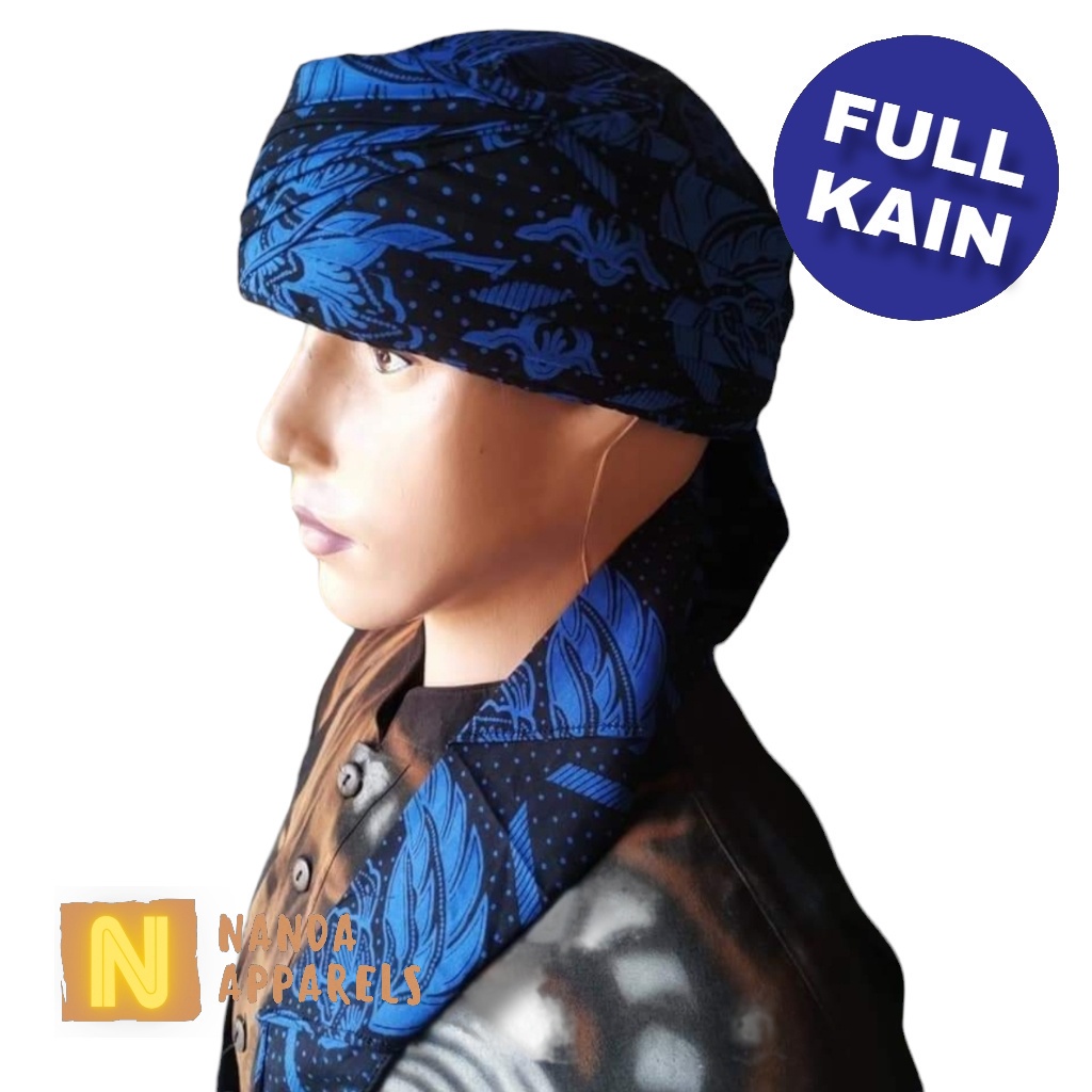 imamah FULL KAIN praktis permanen siap pakai premium quality praktis permanen premium batik baduy  i