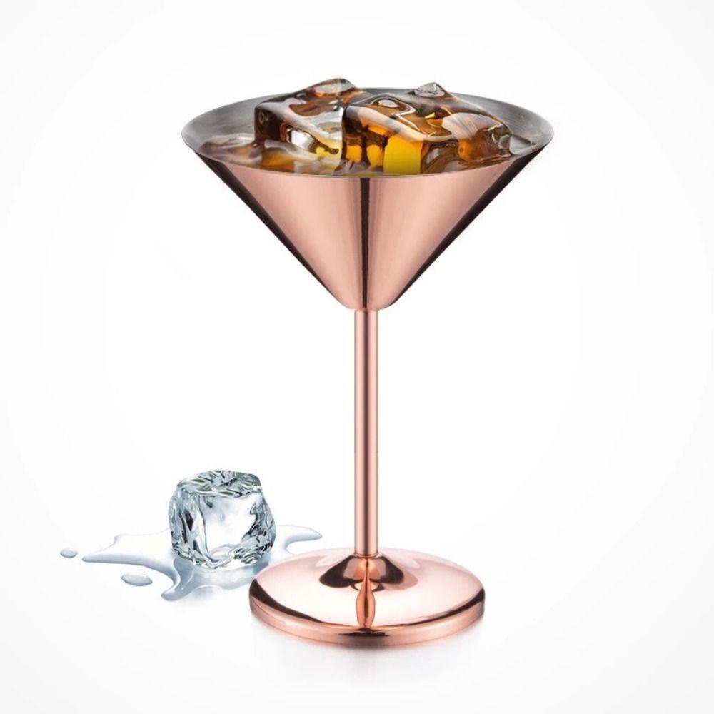 JEROMY Martini Goblet Sujeo Goblet Minuman Cocktail Champagne Stainless Steel Berkualitas