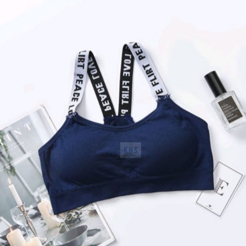BH Sport BRA Push UP Joging Yoga Gym Pakaian Dalam Wanita Olahraga Push UP Seamless