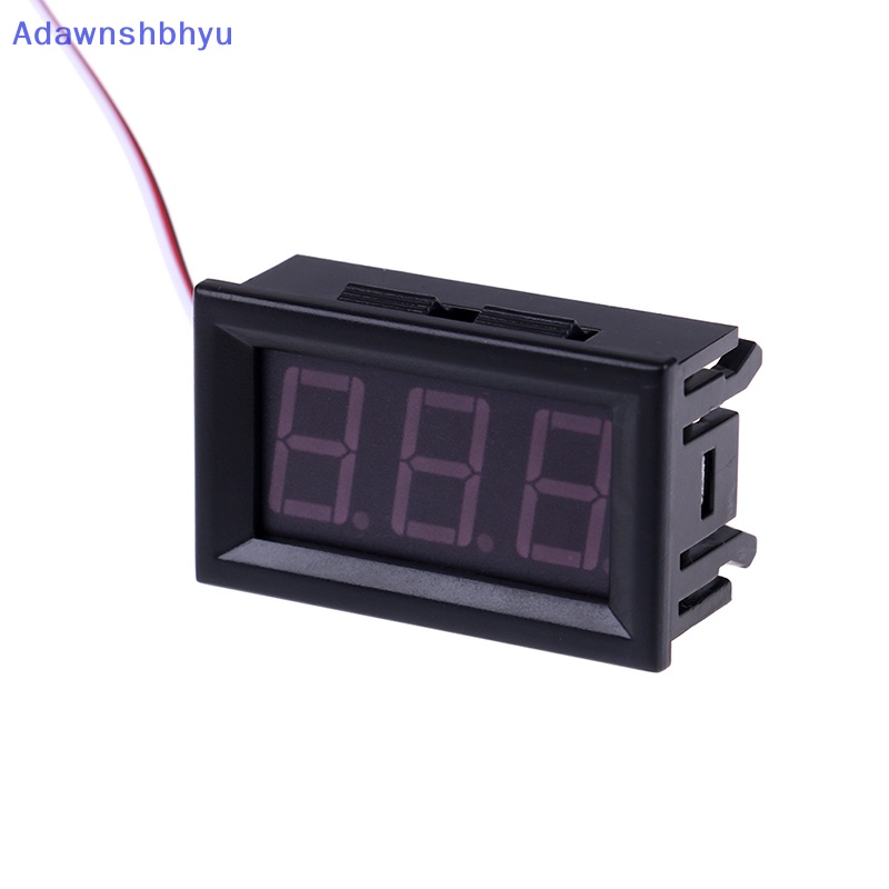 Adhyu DC 0-30V 3kabel LED digital display panel volt meter Tegangan voltmeter Mobil motor ID