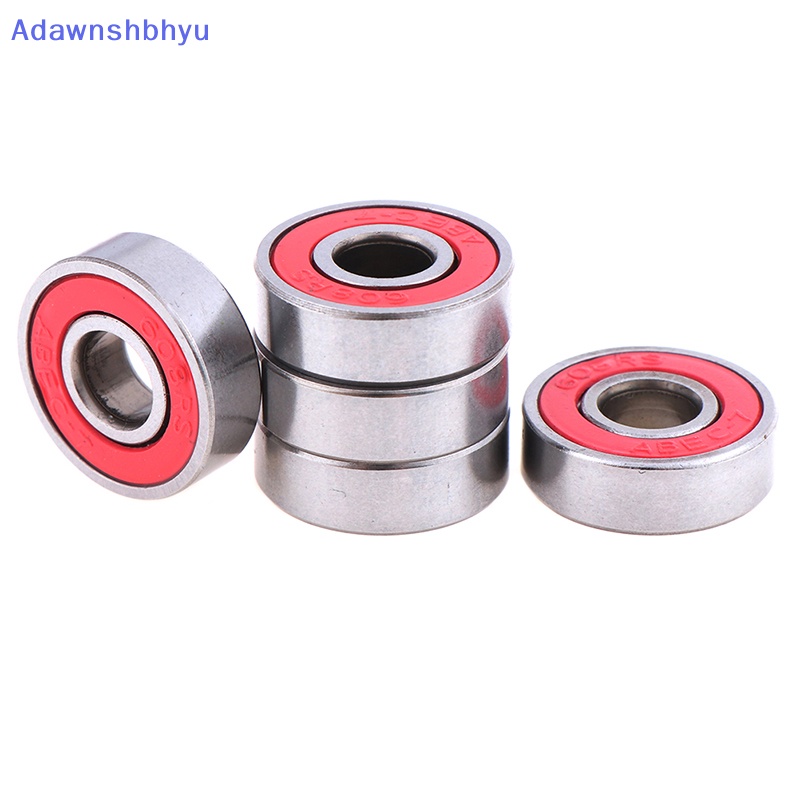 Adhyu 5Pcs Merah ABEC-7 608RS Skateboard Roller Sealed Ball Bearings 8x22x7mm ID