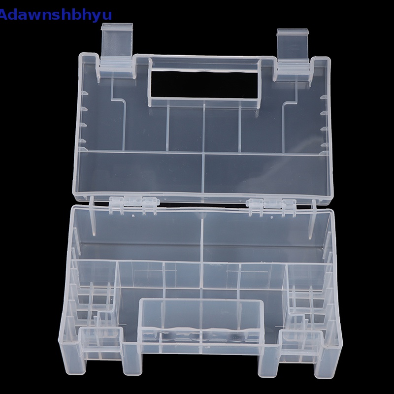 Adhyu Kotak Plastik Storage Case Holder Organizer Untuk AA AAA C D 9V ID