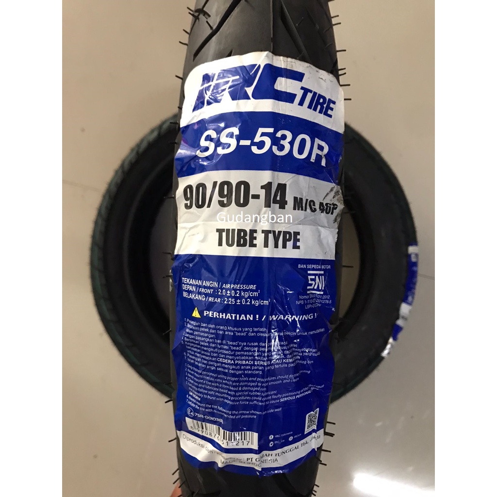 ( TUBETYPE ) IRC SS-530R 90 90 14 SS 530R Ban Luar Motor Matic TT