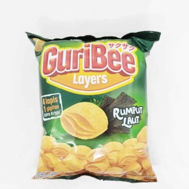 GURIBEE Layers RUMPUT LAUT/BBQ  68gr