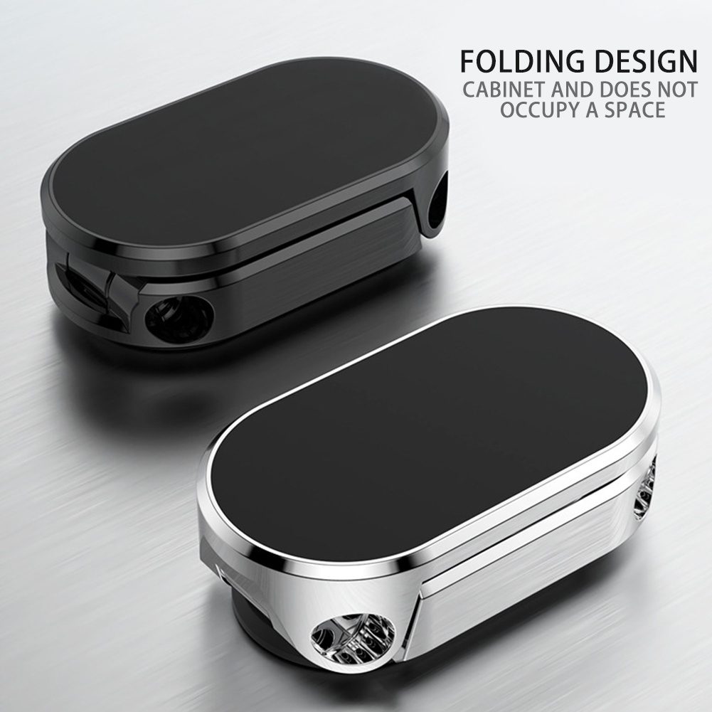 Stand Phone Holder Hp Magnetik Universal Bisa Dilipat / Diputar 360 Derajat Bahan Alloy Untuk Mobil