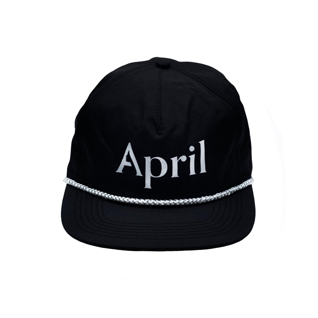 April Skateboards Chrome Logo Hat Black