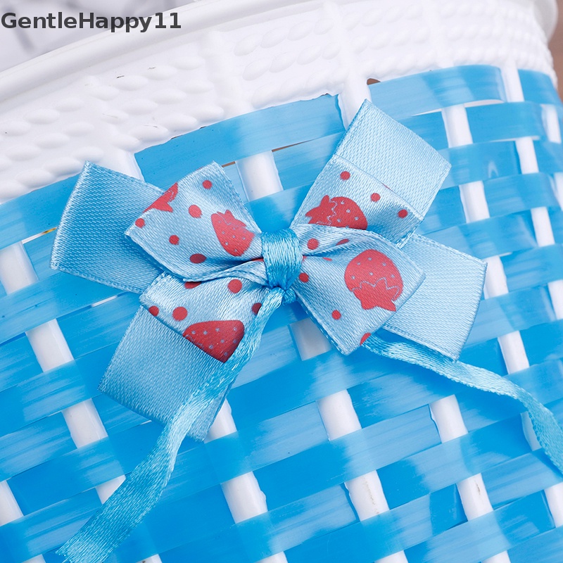 Gentlehappy Keranjang Sepeda Front Bag Bike Ikatan Simpul Depan Basket Untuk Anak Perempuan Bersepeda id