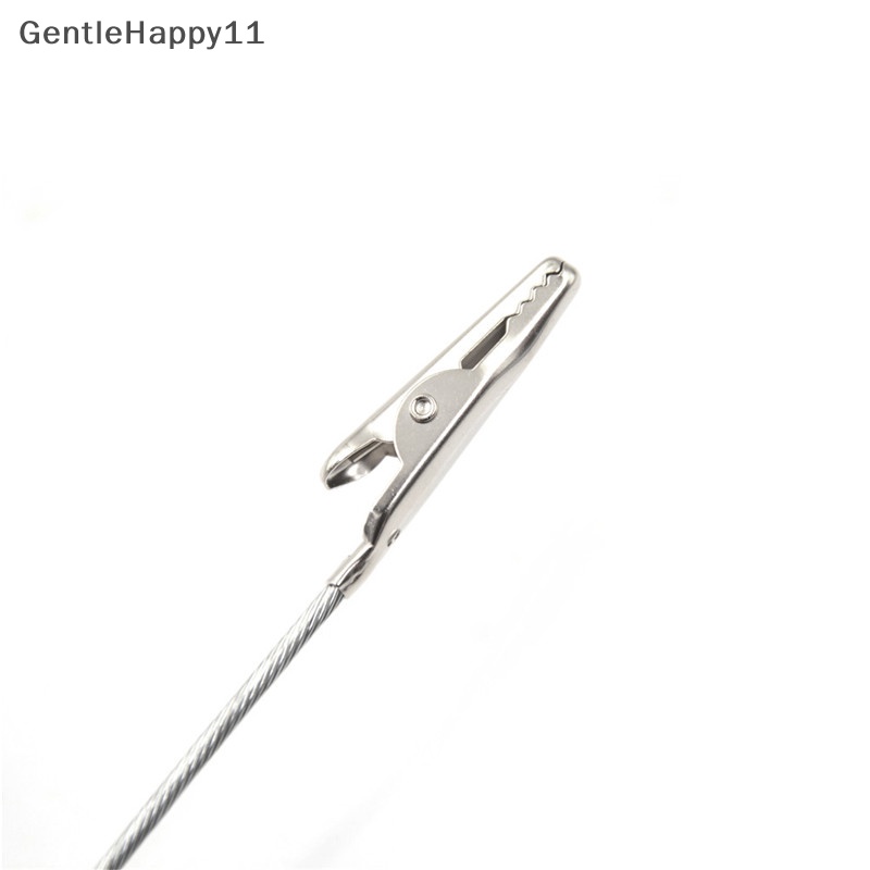 Gentlehappy 10pcs Non-Isolasi Test Elektrik Crocodile Metal Alligator Clips Panjang 10cm id