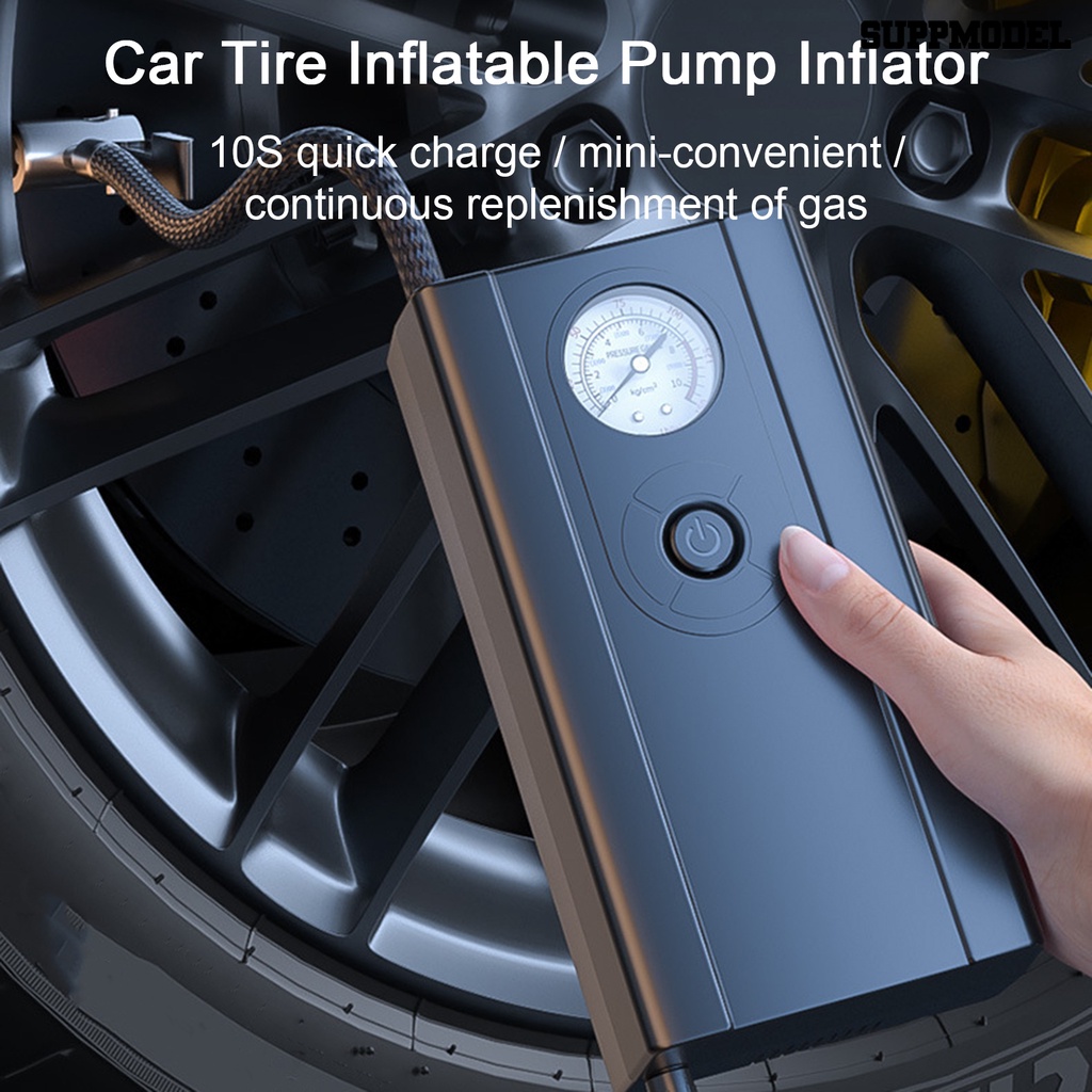 [SM Otomatis] 1set Pompa Angin Listrik Mobil Nirkabel DC12V Portable Mini Ban Pompa Tiup Inflator Pompa Kompresor Udara Perlengkapan Motor