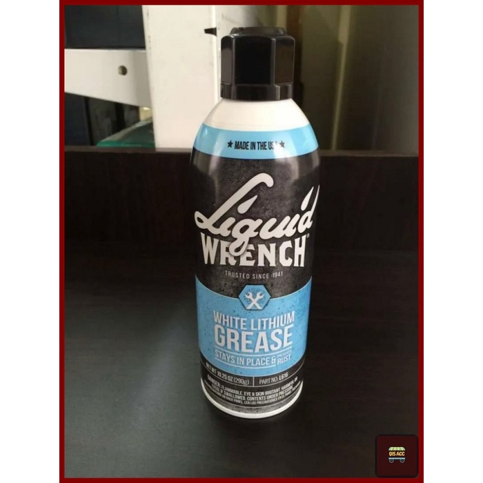 LIQUID WRENCH White Lithium Grease Liquid 290 Gr (Made in USA)