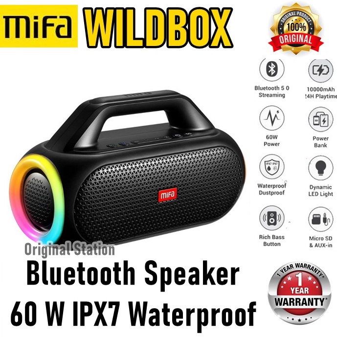 Speaker Bluetooth Mifa WildBox 60W Bluetooth 5.0 Speaker