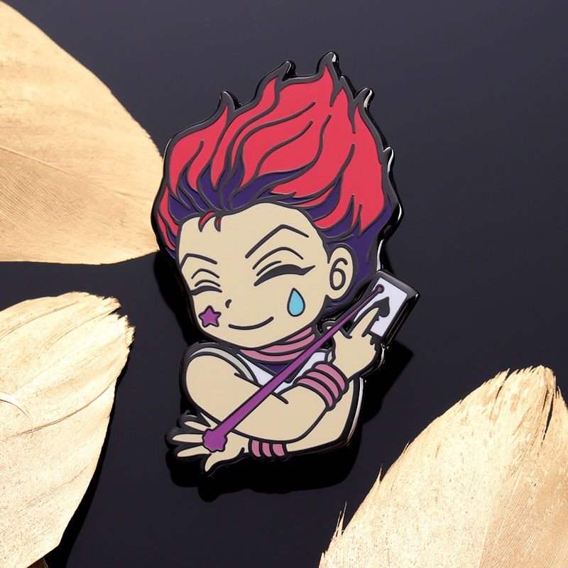 Hunter X Hunter Sisso Enamel Keras Pin Bros Karakter Kartun Bros Kerah Lencana Anime Perhiasan Aksesori Hadiah Untuk Penggemar Teman