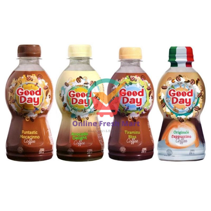

Good Day Minuman Kopi Tiramisu Cappuccino Mocacino Avocado 250 ml - Online Fresh Mart Denpasar
