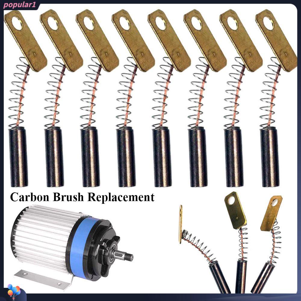 Populer4/8pcs Bor Mini Baru 5.7 * 21mm Alat Putar Generik Carbon Brushes