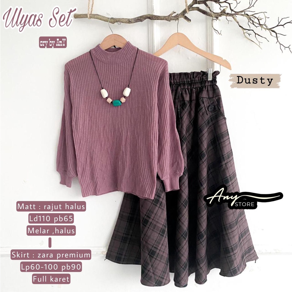 Pakaian Baju Busana Wanita ULYAS SET by ANY 29/05 AS J99