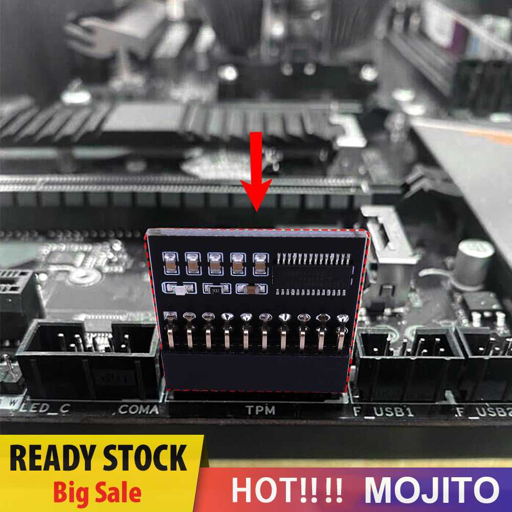 Suku Cadang Modul Keamanan Enkripsi TPM1.2 LPC 20pin Untuk ASUS/ASRock/MSI/Gigabyte