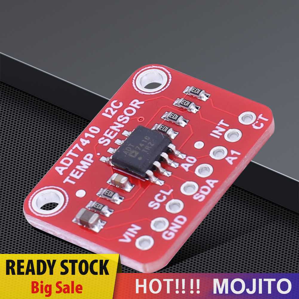 Alat Pengembang Sensor Suhu ADT7410 Papan Breakout I2C Akurasi Tinggi