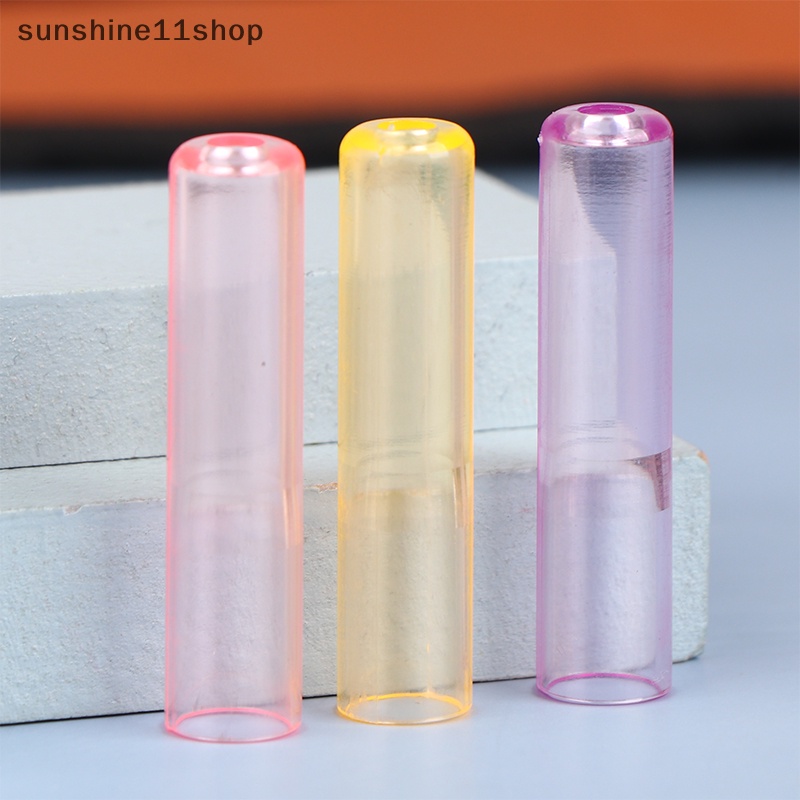 Sho 6pcs Sarung Pensil Warna Warni Alat Tulis Belajar Anak Kartun Pencil Cap Hat Anak Siswa Sekolah Pensil Plastik Alat Pelindung N